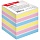 Блок для записи декоративный на склейке Berlingo «Radiance» 8.5×8.5×2, голубой/розовый, 200л. 