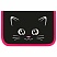 превью Пенал ПИФАГОР, 1 отделение, ламинированный картон, 19×11 см, «Dark kitten»