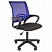 превью Кресло офисное Easy Chair 304 LT черное/синее (пластик/ткань/сетка)