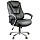 Кресло руководителя Helmi HL-ES05 «Springs» повыш. прочности, экокожа черная, хром, до 200кг