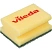 превью Губка для уборки Vileda Professional поролон 9.5x7 см с абразивным слоем (10 штук в упаковке)