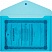 превью Папка-конверт на кнопке А4 синяя 0.18 мм (10 штук в упаковке)