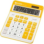 Калькулятор настольный Eleven CDC-120-WH/OR, 12 разрядов, двойное питание, 155×206×38мм, белый/оранжевый