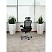 превью Кресло для руководителя эргономичное Комус Мебель (Easy Chair) 552 чёрное (сетка, металл хромированный)