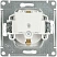 превью Розетка 1-м СП AtlasDesign 16А IP20 с заземлс з/ш с крыш. бел. SE ATN000146