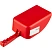 превью Совок FBK 138x310 мм полипропиленовый красный