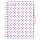 Бизнес-тетрадь Attache Selection Flower Dreams Dots A5 разноцветный 140 листов в клетку на спирали (170×205 мм)