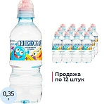Вода минеральная Сенежская негазированная пэт 0.35л
