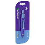 Циркуль Berlingo «Envy» металлический, 135мм, голубой, блистер