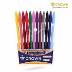 Набор капиллярных ручек Crown «MultiPla» 12цв., 0.3мм, европодвес