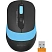 превью Мышь беспроводная A4Tech Fstyler FG10 черно-синяя (FG10 BLUE)