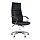 Кресло для руководителя Iris AL35 черное (кожа/металл)