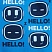 превью Рюкзак Комус Класс Robot Hello, 1 отд., 1 карман