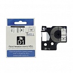 Картридж для принтера этикеток Vell VL-D-S0720530/45013 (12 мм x 7 м, цвет ленты белый, шрифт черный)
