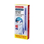 Ручки стираемые гелевые BRAUBERG «ULTRA ERASE», КОМПЛЕКТ 10 ШТ, СИНИЕ, стандартный наконечник 0.5 мм, линия письма 0.35 мм