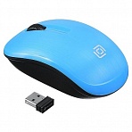 Мышь компьютерная Oklick 525MW голубая