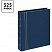 превью Альбом для монет OfficeSpace «Люкс» формат Optima, 230×270 на кольцах, синий матовый, 10л., иск. кожа