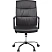 превью Кресло для руководителя Комус Мебель (Easy Chair) 509 чёрное (экокожа, металл хромированный)