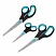 превью Ножницы BRAUBERG SOFT GRIPНАБОР 3 штуки (140190230 мм)эргономичные черно-бирюзовые ручкиВЫГОДНАЯ УПАКОВКА238411