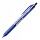 Ручка шариковая масляная автоматическая с грипом CROWN «Quick Dry», СИНЯЯ, узел 0.5 мм, линия письма 0.3 мм