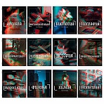 Тетради предметные, КОМПЛЕКТ 12 ПРЕДМЕТОВ, 48 л., глянцевый УФ-лак, BRAUBERG «GLITCH»