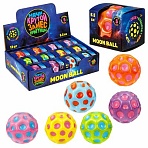 Мяч-прыгун КРУТОЙ ЗАМЕС Moon Ball «КЛАССИЧЕСКИЙ», 6.5 см, ассорти 6 цветов, 1TOY