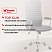 превью Кресло для руководителя Комус Мебель (Easy Chair) 580 чёрное (экокожа, металл хромированный)