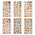 Наклейки зефирные «Капибары», 18×9.5 см, ассорти 6 видов, FUNSTER (ФАНСТЕР)