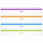 Линейка 20см Berlingo «Color», прозрачная