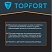 превью Перчатки рабочие защитные TOPFORT НН02 нейлоновые с нитриловым покрытием синие/чёрные (13 класс, размер 11 (XXL))