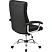 превью Кресло для руководителя Комус Мебель (Easy Chair) 586 чёрное (экокожа, металл хромированный)