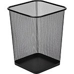 Корзина для мусора Luscan 17 л металл черная