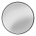 превью Зеркало противокражное обзорное круглое 610 мм с черным квитом внутреннее