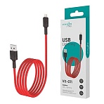 Кабель USB – Lightning 8 pin, 1 м, VIXION PRO VX-07i, для зарядки и передачи данных, красный, 01192