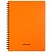 превью Тетрадь 48л. А5 клетка на гребне OfficeSpace «Neon», оранжевая пластиковая обложка