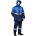 превью Куртка рабочая зимняя мужская з43-КУ с СОП синяя/васильковая из ткани твил (размер 52-54, рост 182-188)