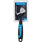 Ключ разводной 300 мм TOPFORT из углеродистой стали, пластиковая ручка