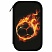 превью Пенал ЮНЛАНДИЯ, 3 отделения, картон с эффектом soft-touch, 19×11 см, «Fire ball»