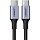Кабель UGREEN USB C PD 100 Вт, в оплетке, черный. 1м (70427)