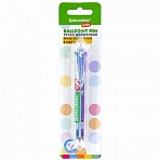 Ручка многоцветная шариковая автоматическая 8 ЦВЕТОВ, узел 0.7 мм, на блистере, BRAUBERG KIDS
