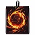 превью Мешок для обуви BRAUBERG KIDS, с петлей, 42×34 см, «Fire split»