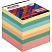 превью Блок для записей Attache Economy 80×80×80 мм разноцветный проклеенный (плотность 65 г/кв. м)