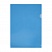 превью Папка-уголок СТАММ, А4, 150мкм, прозрачная, синяя