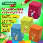 Точилка BRAUBERG KIDS «Монстрик»с контейнеромкорпус ассорти271946