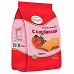 Печенье сдобное БРЯНКОНФИ с клубничной начинкой, 500 г