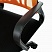 превью Кресло BRABIX «Fly MG-396», с подлокотниками, сетка, оранжевое/черное, 532084