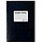 Книга учета 96 л., клетка, твердая, бумвинил, офсет, наклейка, А4 (200×290 мм), BRAUBERG, черная