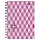 Бизнес-тетрадь Attache Selection Spring Book A4 150 листов розовая в клетку на спирали (230×297 мм)