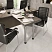 превью Конференц-кресло Easy Chair 806 VPU чёрное (экокожа, металл хромированный)
