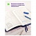 превью Ежедневник недатир. A5, 136л., кожзам, Berlingo «Western», с резинкой, синий